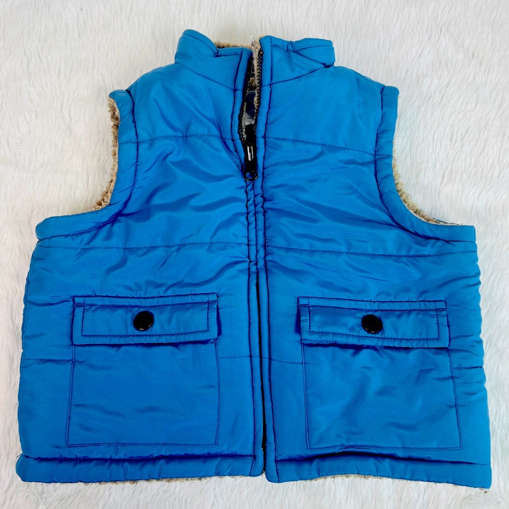 Janie and Jack 6-12 months reversable padded vest